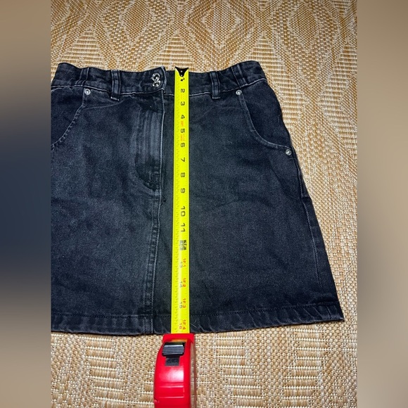Mango MNG Women's Marion Black Denim Mini Skirt, Size S, Great Condition - Picture 6 of 9
